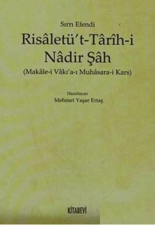 Risaletü’t - Tarih-i Nadir Şah | Kitabevi Yayınları (Ciltsiz) - Resim 1