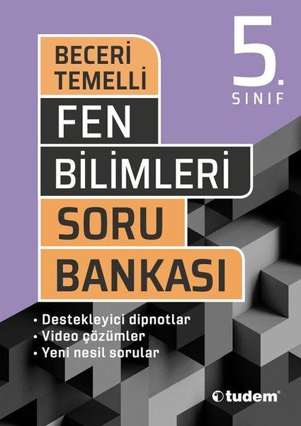 5.Sınıf Fen Bilimleri Beceri Temelli Soru Bankası | Tudem Yayınları - Ders Kitapları (İnce Kapak) - Resim 1