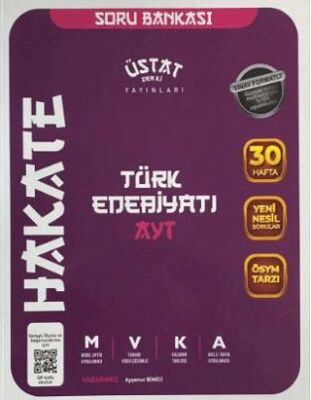 Üstat Der Ki AYT Hakate Edebiyat Soru Bankası - Ayşenur Binici kitap kapağı