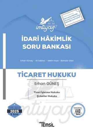 İmtiyaz İdari Hakimlik Ticaret Hukuku Soru Bankası