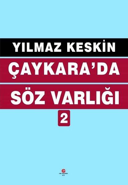 Çaykara'da Söz Varlığı - 2 | Can Yayınları (Ali Adil Atalay) (İnce Kapak) - Resim 1
