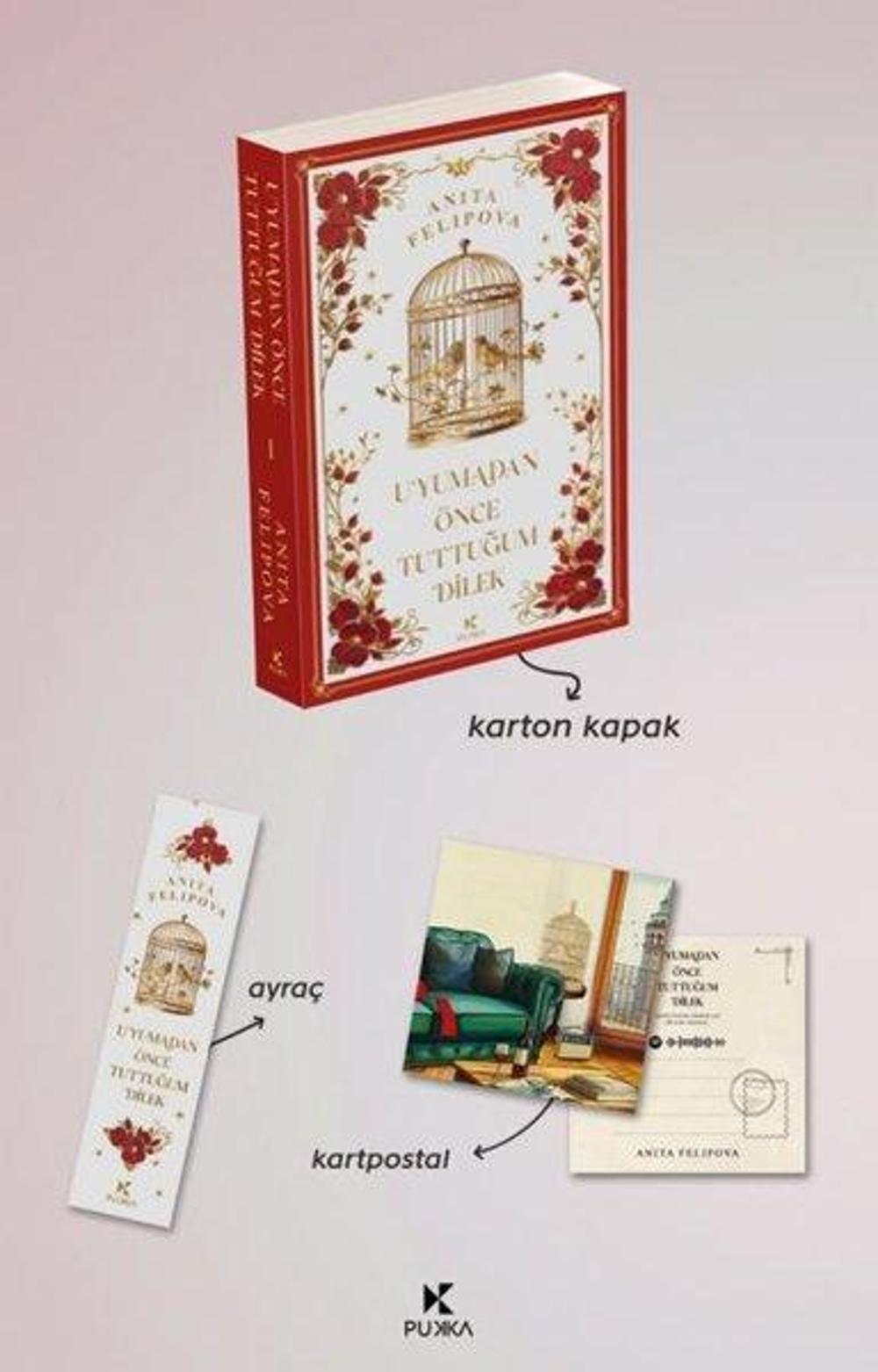 Uyumadan Önce Tuttuğum Dilek - Ayraç ve Kartpostal Hediyeli | Pukka Yayınları