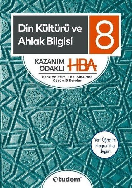 8.Sınıf Din Kültürü ve Ahlak Bilgisi Kazanım Odaklı Konu Anlatımı | Tudem Yayınları - Ders Kitapları (İnce Kapak) - Resim 1