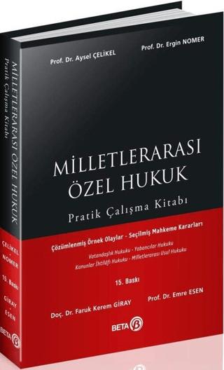 Milletlerarası Özel Hukuk Pratik Çalışma Kitabı | Beta Yayınevi (Ciltsiz) - Resim 1