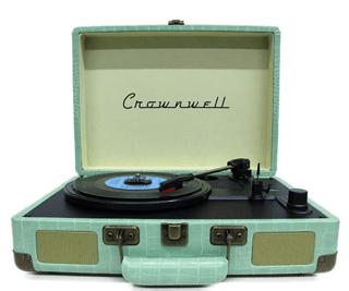 Crownwell Turntable Suitcase CR Series Çantalı Pikap - CW002-LG | Crownwell - Resim 1