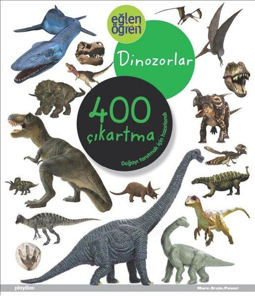 Eğlen Öğren Dinozorlar 400 Çıkartma | Dstil Tasarım (İnce Kapak) - Resim 1