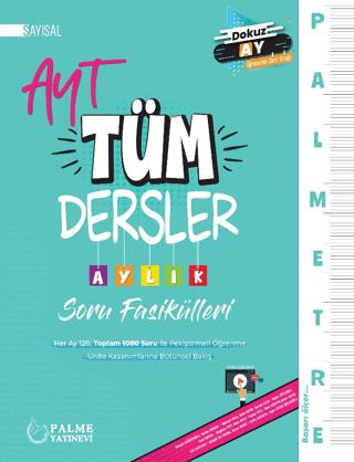 Palmetre AYT Sayısal Tüm Dersler Aylık Çalışma Fasikülleri | Palme Yayınları (Ciltsiz) - Resim 1
