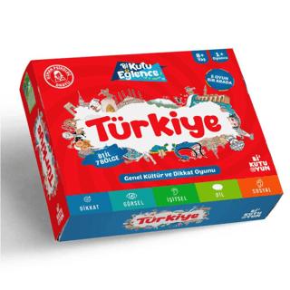Türkiye: Genel Kültür ve Dikkat Oyunu | Bi Kutu Oyun (Ciltsiz) - Resim 1