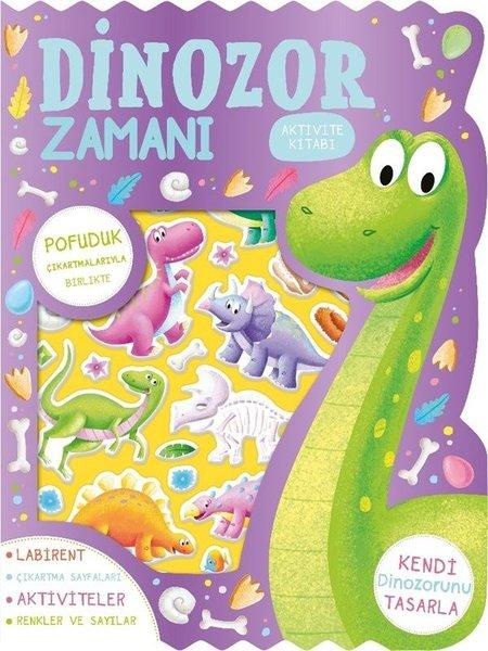 Dinozor Zaman ı -Çıkartmalı Aktivite Kitabı | İndigo Çocuk (İnce Kapak) - Resim 1