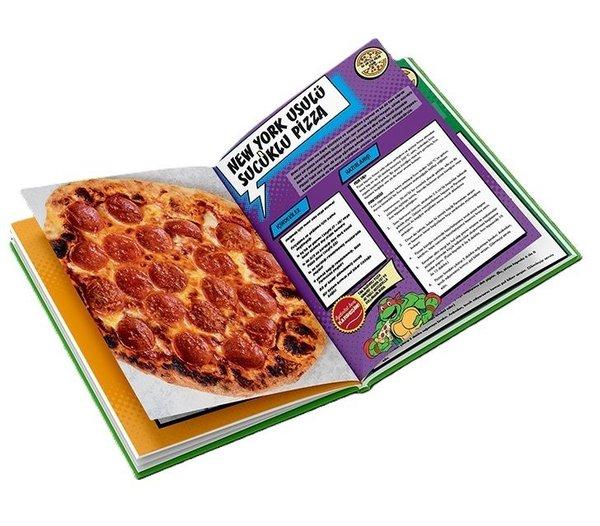 Teenage Mutant Ninja Turtles - Pizza Yemek Kitabı | Teras Kitap (Ciltli) - Resim 2