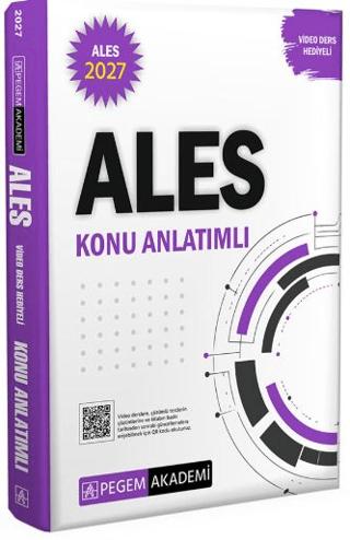 2027 ALES Konu Anlatımlı (Video Ders Hediyeli) | Pegem Akademi Yayıncılık (Ciltsiz) - Resim 1