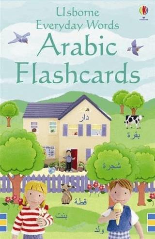 Everyday Words Arabic Flashcards | Usborne (Ciltsiz) - Resim 1