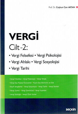 Vergi Cilt - 2 - Coşkun Can Aktan kitap kapağı