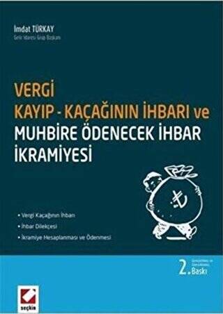 Vergi Kayıp ve Kaçağının İhbarı - İmdat Türkay kitap kapağı