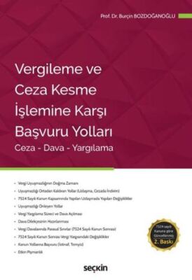 Vergileme ve Ceza Kesme İşlemine Karşı Başvuru Yolları - Burçin Bozdoğanoğlu kitap kapağı