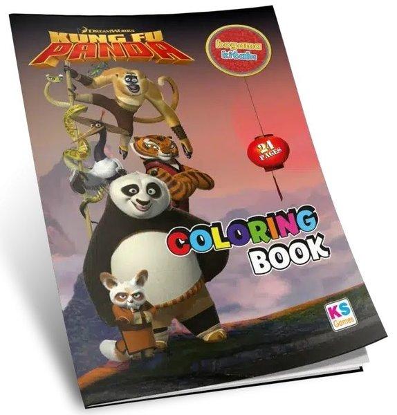 Kung Fu Panda Boyama Kitabı | Ks Games (İnce Kapak) - Resim 1