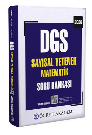 2026 DGS Sayısal Yetenek Matematik Tamamı Çözümlü Soru Bankası | Öğreti Akademi (Ciltsiz) - Resim 1