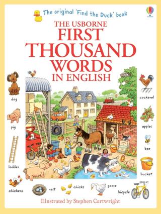 First Thousand Words in English | Usborne (Ciltsiz) - Resim 1