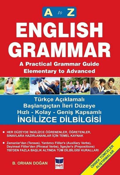 A to Z English Grammar A'dan Z'ye İngilizce Dilbilgisi | Bora Yayıncılık (İnce Kapak) - Resim 1