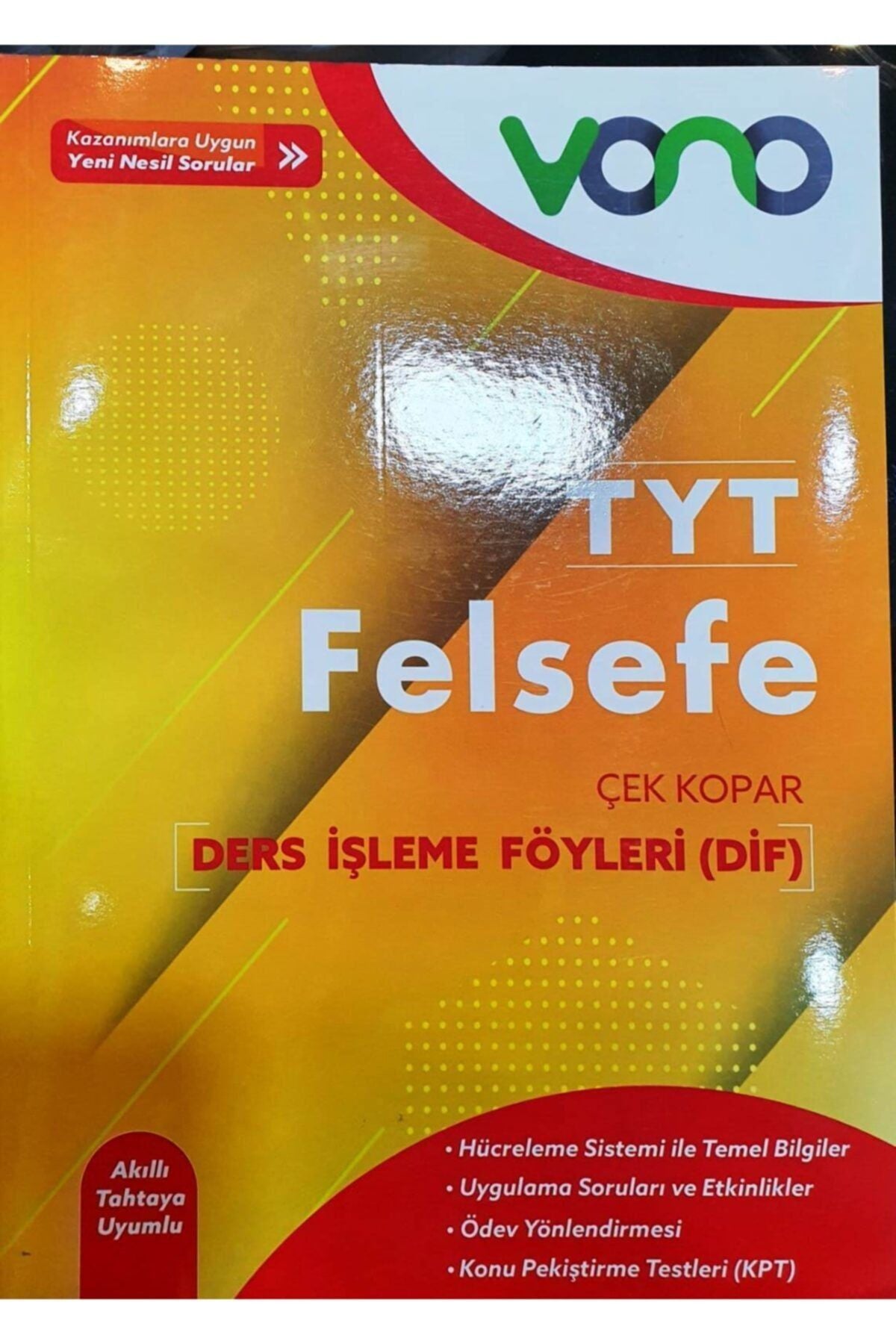 vono yayınları Vono Tyt Felsefe Ders Işleme Föyleri kitap kapağı