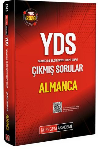 2026 YDS Almanca Çıkmış Sorular | Pegem Akademi Yayıncılık (Ciltsiz) - Resim 1