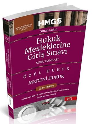 HMGS Medeni Hukuk Soru Bankası | Savaş Yayınevi (Ciltsiz) - Resim 1
