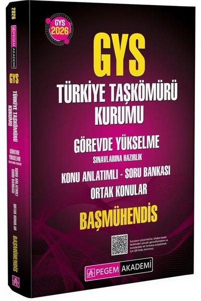 2026 GYS Türkiye Taşkömürü Kurumu Görevde Yükselme Sınavlarına Hazırlık Konu Anlatımlı Soru Bankası | Pegem Akademi Yayıncılık (İnce Kapak) - Resim 1