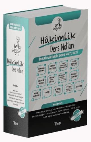 İmtiyaz İdari Hakimlik Ders Notları Seti | Temsil Kitap (Ciltsiz) - Resim 1