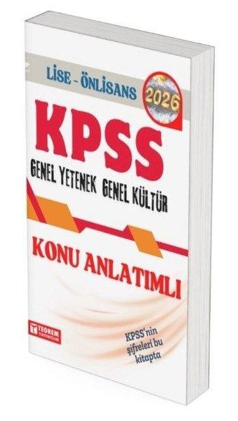 2026 KPSS Lise - Önlisans GK - GY Konu Anlatımlı | Teorem Yayınları (İnce Kapak) - Resim 1