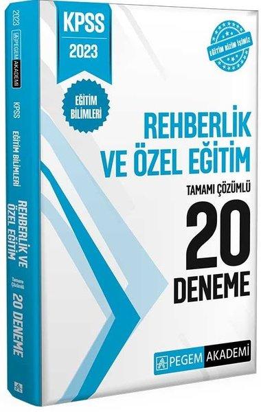 2023 KPSS Eğitim Bilimleri Rehberlik ve Özel Eğitim 20 Deneme | Pegem Akademi Yayıncılık (İnce Kapak) - Resim 1