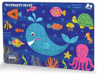 Okyanusta Hayat - Eğlenceli Puzzle 3 | Çamlıca Çocuk Yayınları - Resim 1