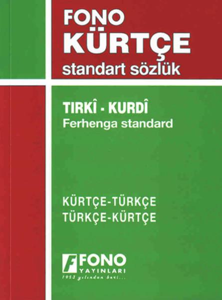 Kürtçe - Türkçe Türkçe - Kürtçe Standart Sözlük | Fono Yayınları (İnce Kapak) - Resim 1