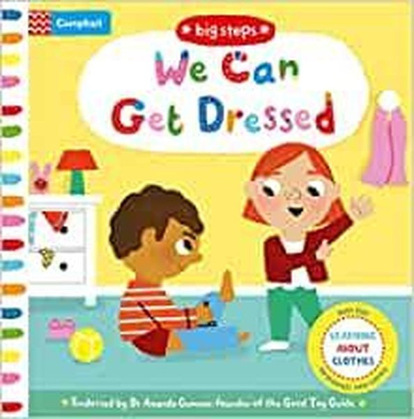 We Can Get Dressed : Putting on My Clothes - Campbell Books kitap kapağı