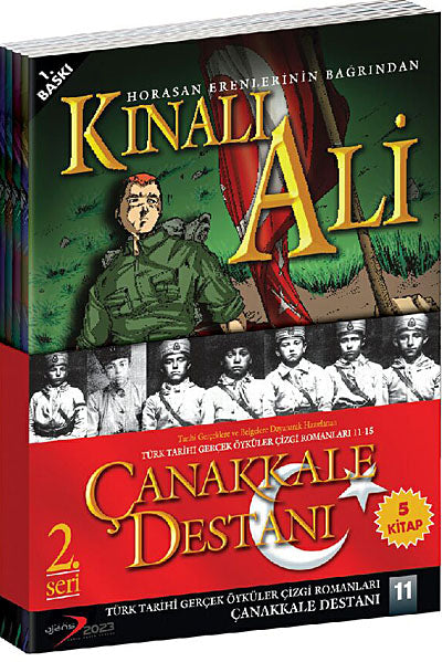 Çanakkale Destanı Set (11-15) - Kolektif kitap kapağı
