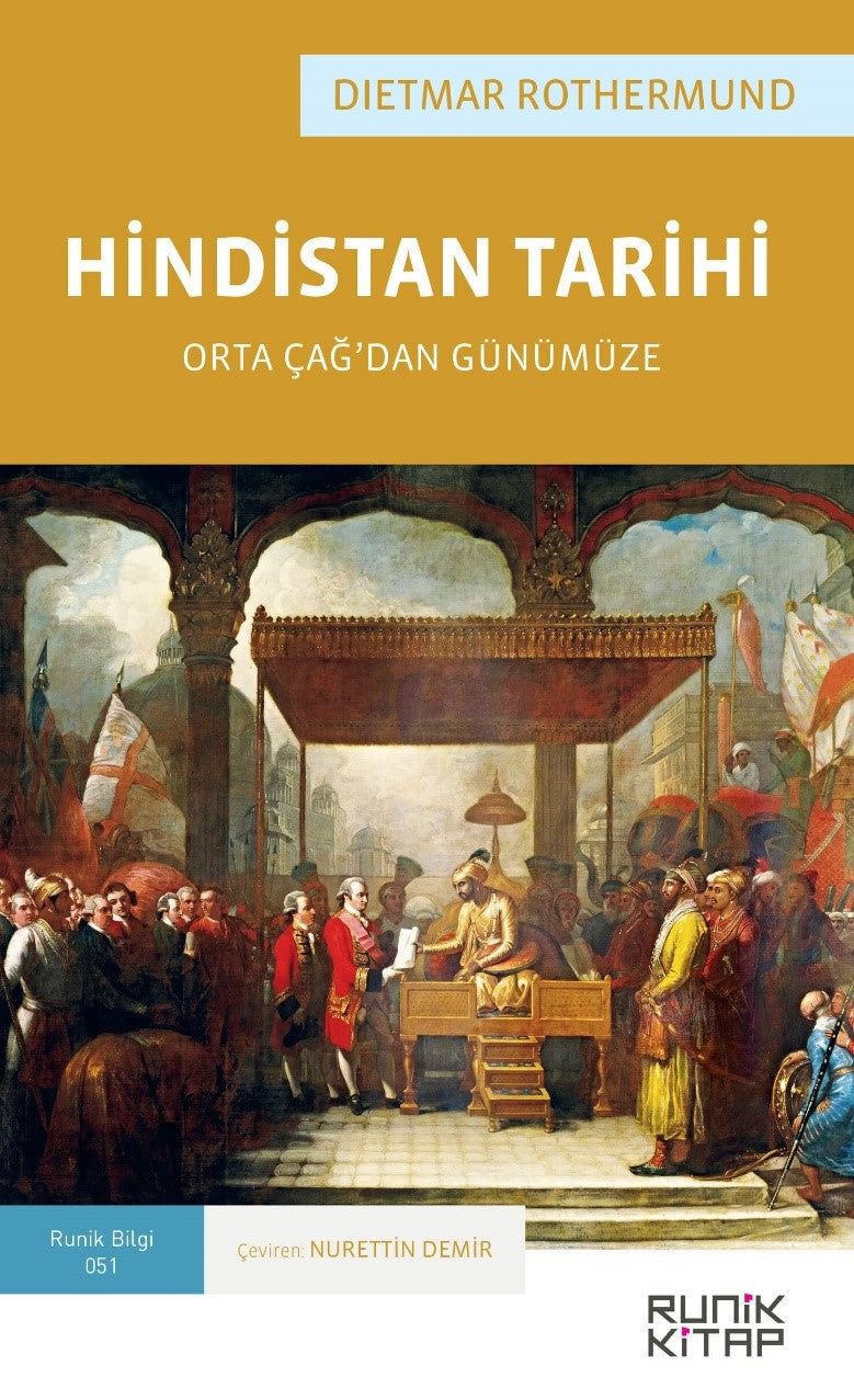 Hindistan Tarihi Orta Çağ'dan Günümüze - Dietmar Rothermund kitap kapağı
