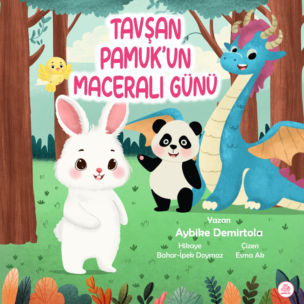 Tavşan Pamuk'un Maceralı Günü - Aybike Demirtola kitap kapağı
