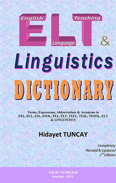 ELT - Linguistics Dictionary - Hidayet Tuncay kitap kapağı