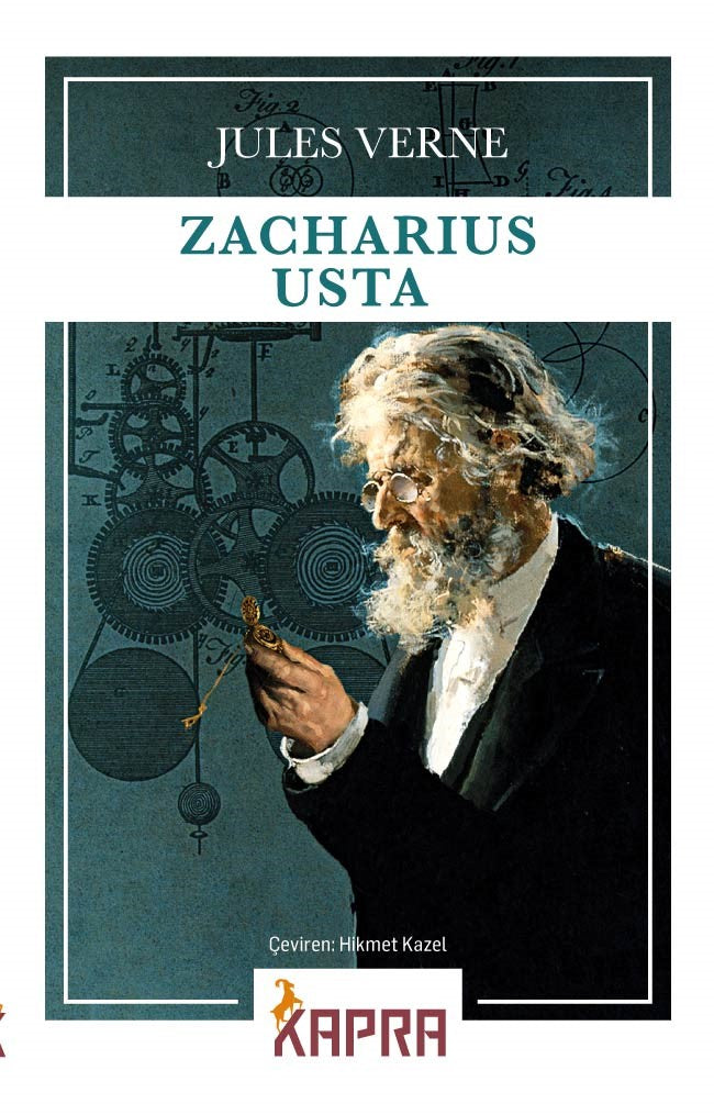 Zacharius Usta - Jules Verne kitap kapağı