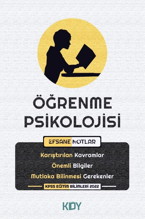 Öğrenme Psikolojisi Efsane Notlar - Ebuzer Sarıyerlioğlu kitap kapağı