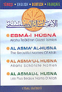 Esma-i Hüsna/ 4 Dilde (Cep Boy) kitap kapağı