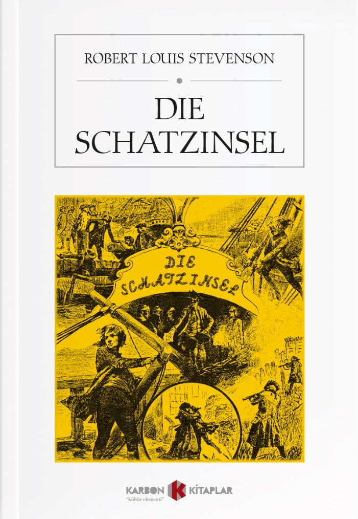 Die Schatzinsel - Robert Louis Stevenson kitap kapağı