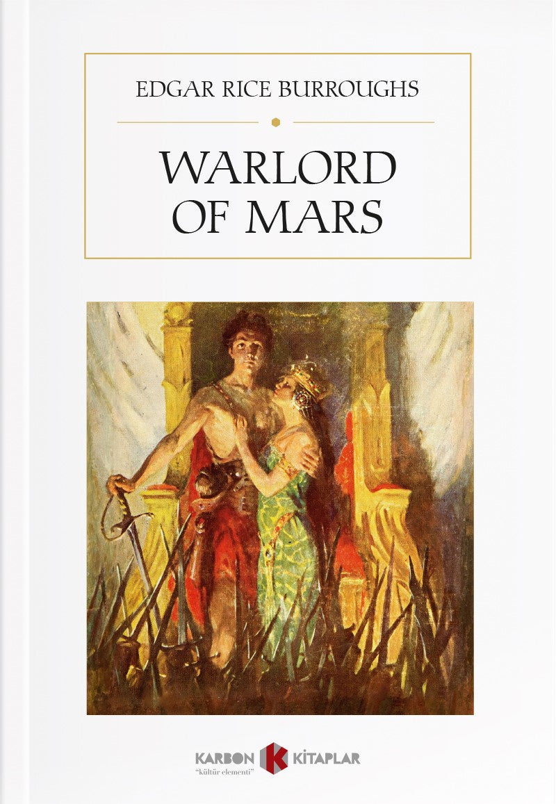 Warlord of Mars - Edgar Rice Burroughs kitap kapağı