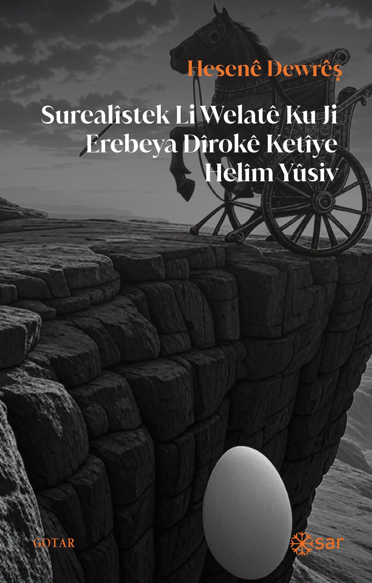 Surealîstek Li Welatê ku Ji Erebeya Dîrokê Ketîye Helîm Yûsiv - Hesenê Dewrêş kitap kapağı