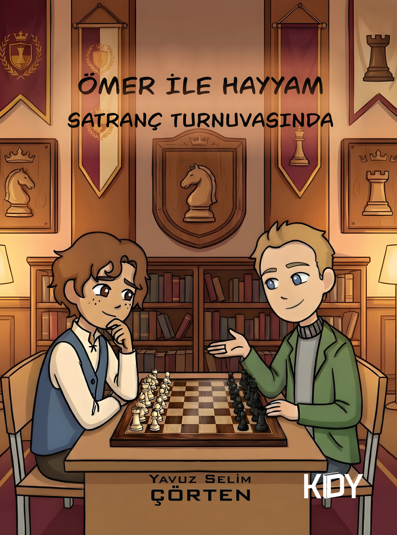 Ömer ile Hayyam Satranç Turnuvasında - Yavuz Selim Çörten kitap kapağı