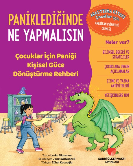 Paniklediğinde Ne Yapmalısın Çocuklar için Paniği Kişisel Güce Dönüştürme Rehberi - Lenka Glassman kitap kapağı