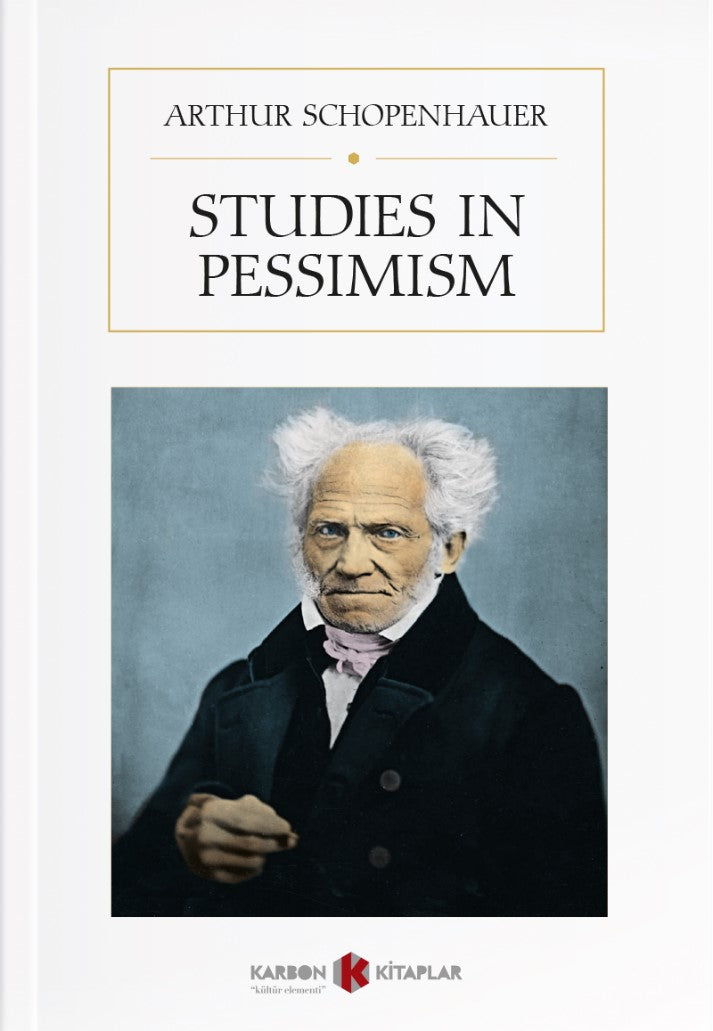 Studies in Pessimism - Arthur Schopenhauer kitap kapağı