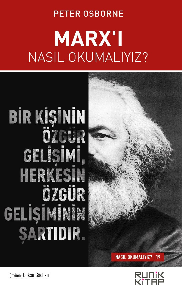 Marx'ı Nasıl Okumalıyız? - Peter Osborne kitap kapağı