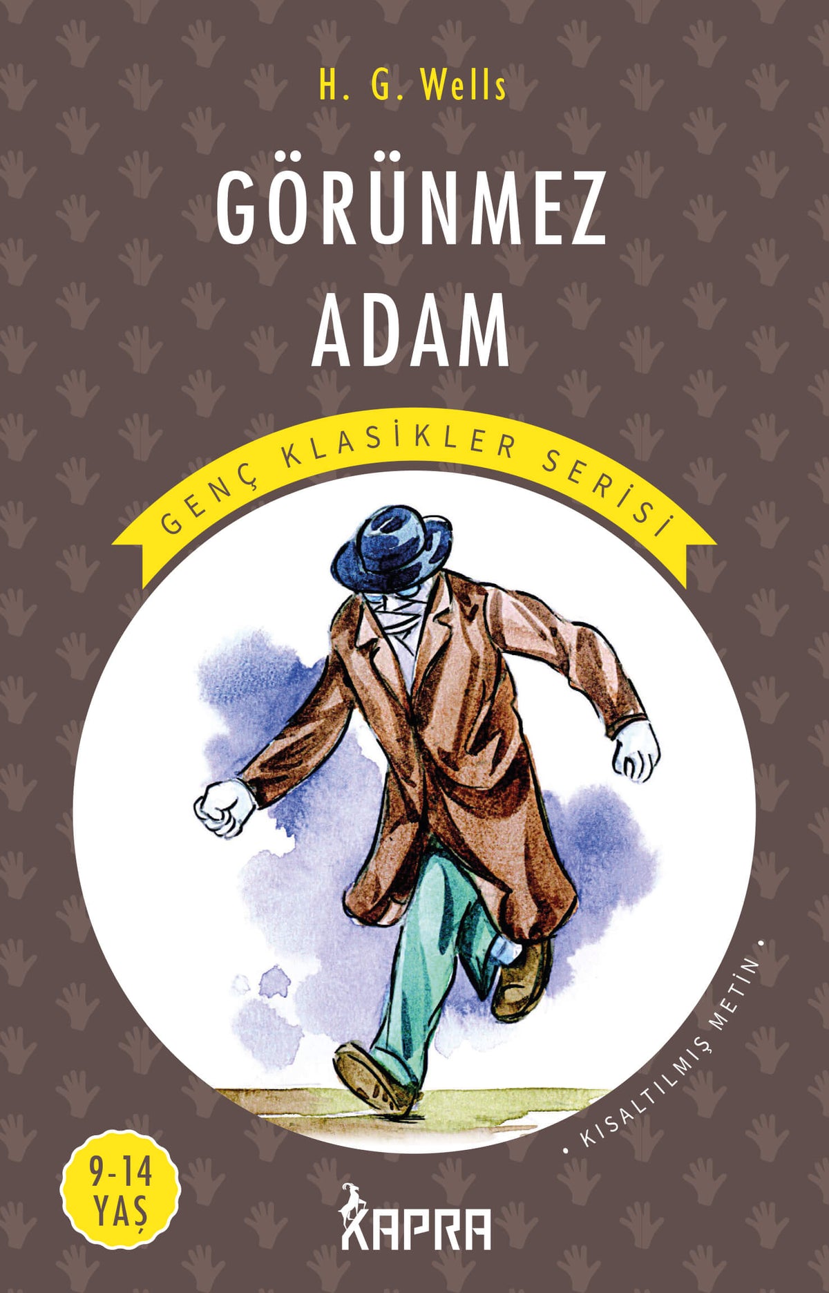 Görünmez Adam / Resimli Genç Klasikler Serisi (Kısaltılmış Metin) - Herbert George Wells kitap kapağı
