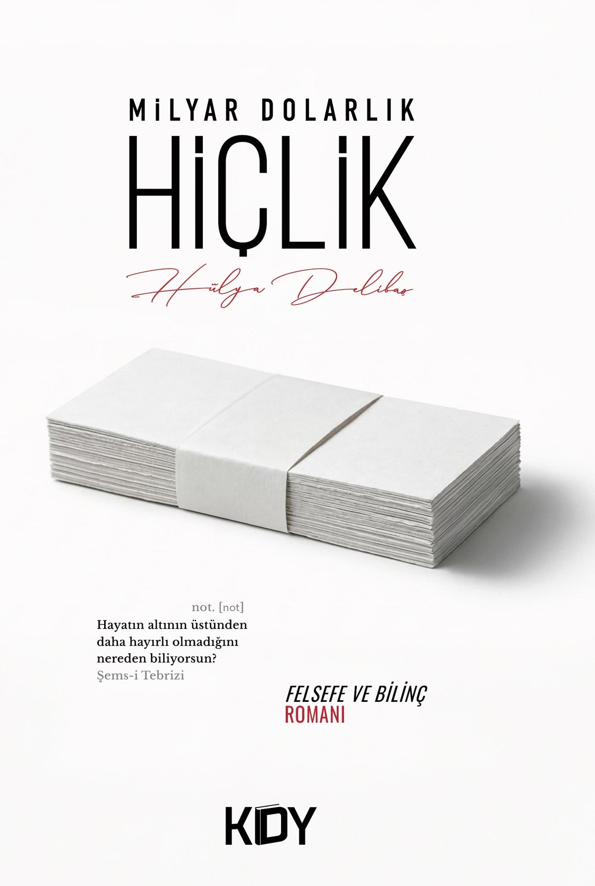 Milyar Dolarlık Hiçlik - Hülya Delibaş kitap kapağı