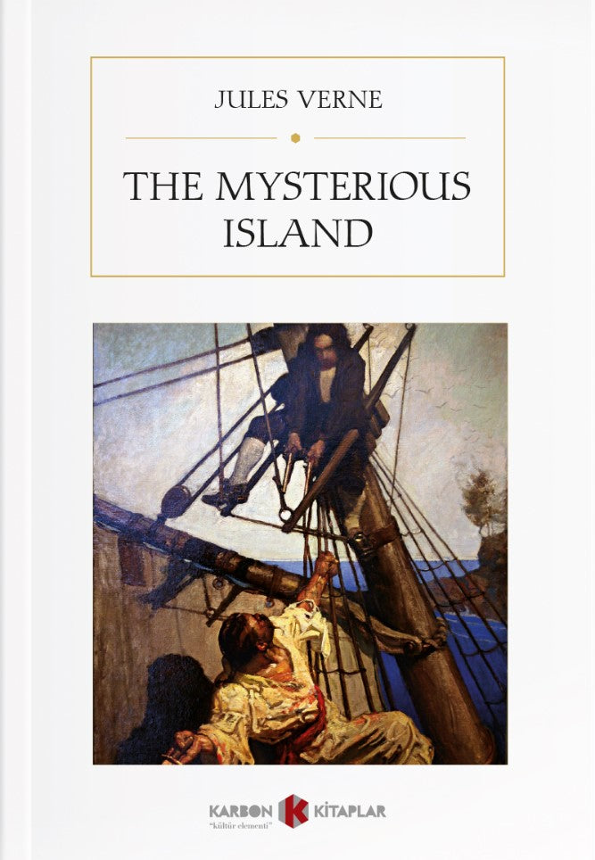 The Mysterious Island - Jules Verne kitap kapağı